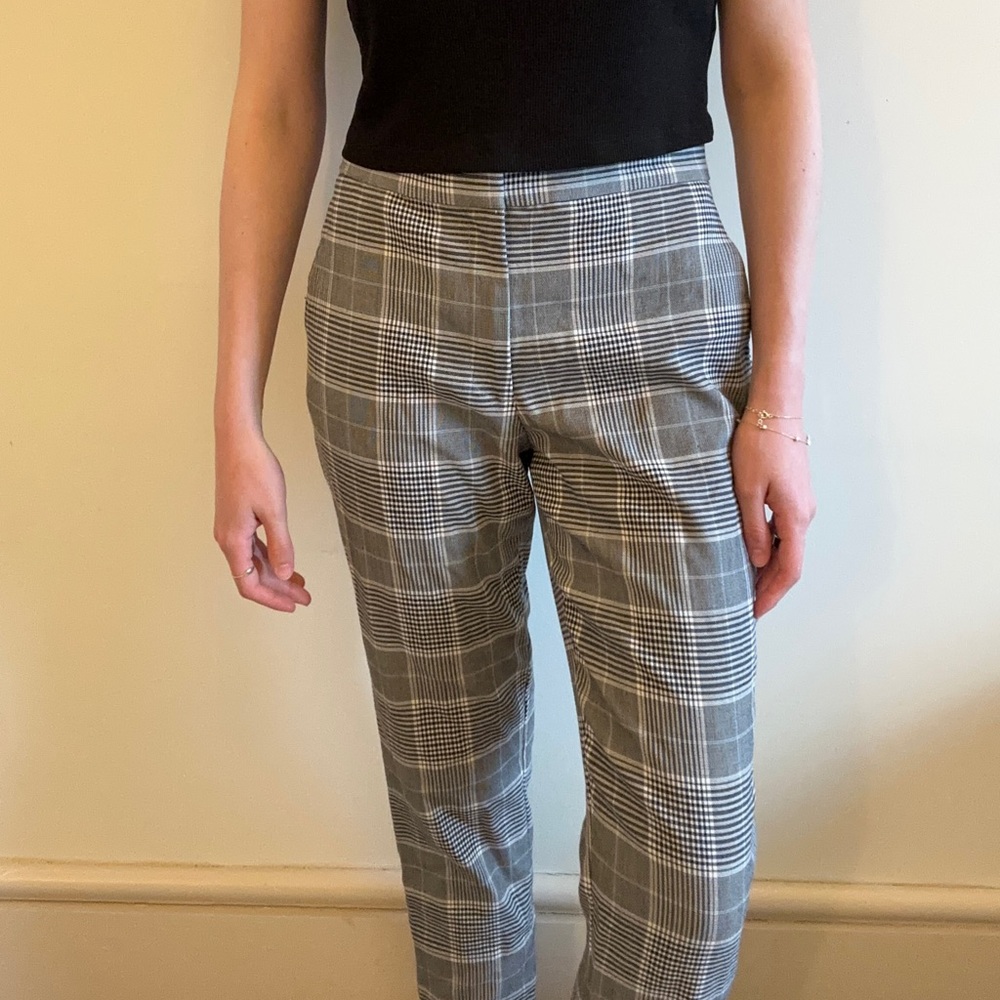 H&M checkered pants